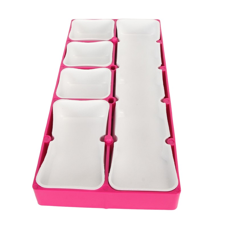 Watch Parts Storage Box 5 Compartments Portable Dustproof Multipurpose Watch