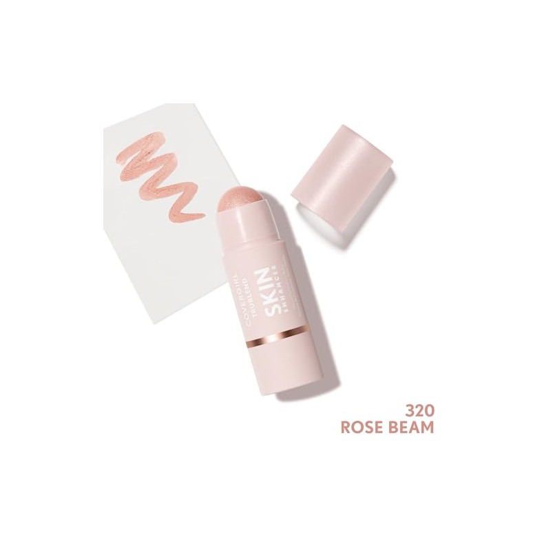 COVERGIRL TruBlend Skin Enhancer, Iluminador en Crema, 320 Rose Beam,