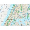 New York City Street Map - 23.2 x 23.2 Inches