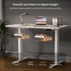 NICECOZY Dual Motor Electric Standing Desk Frame, Height Adjustable Table