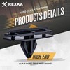 Rexka 48pcs Fender Flare & Rocker Moulding Clip 68039280AA Compatible