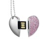 GARRULAX USB Flash Drive, 16GB/32GB/64GB/128GB USB 2.0 Heart Shaped Memory