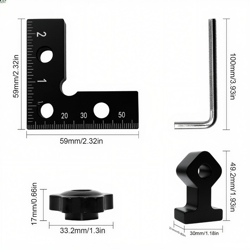 Angle Tensioner 90° Positioning Clamp OBDKCAN Mini Positioning Angle Right
