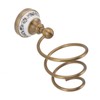 Brass Hair Dryer Holder Antique Retro Hairdryer Hanging Rack for