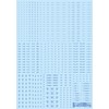 Haikyu Parts RB03-144BLU 1/144 RB03 Cotion Decal, One Color Blue,