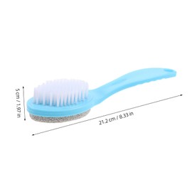 Gogogmee Foot Brush Pedicure Tools for Feet Shower Foot File Scrubber Pedicure Callus Remover Callus Treatment Double Sided Foot Scrubber Pumice Foot Scrubber Pumice Stone Blue