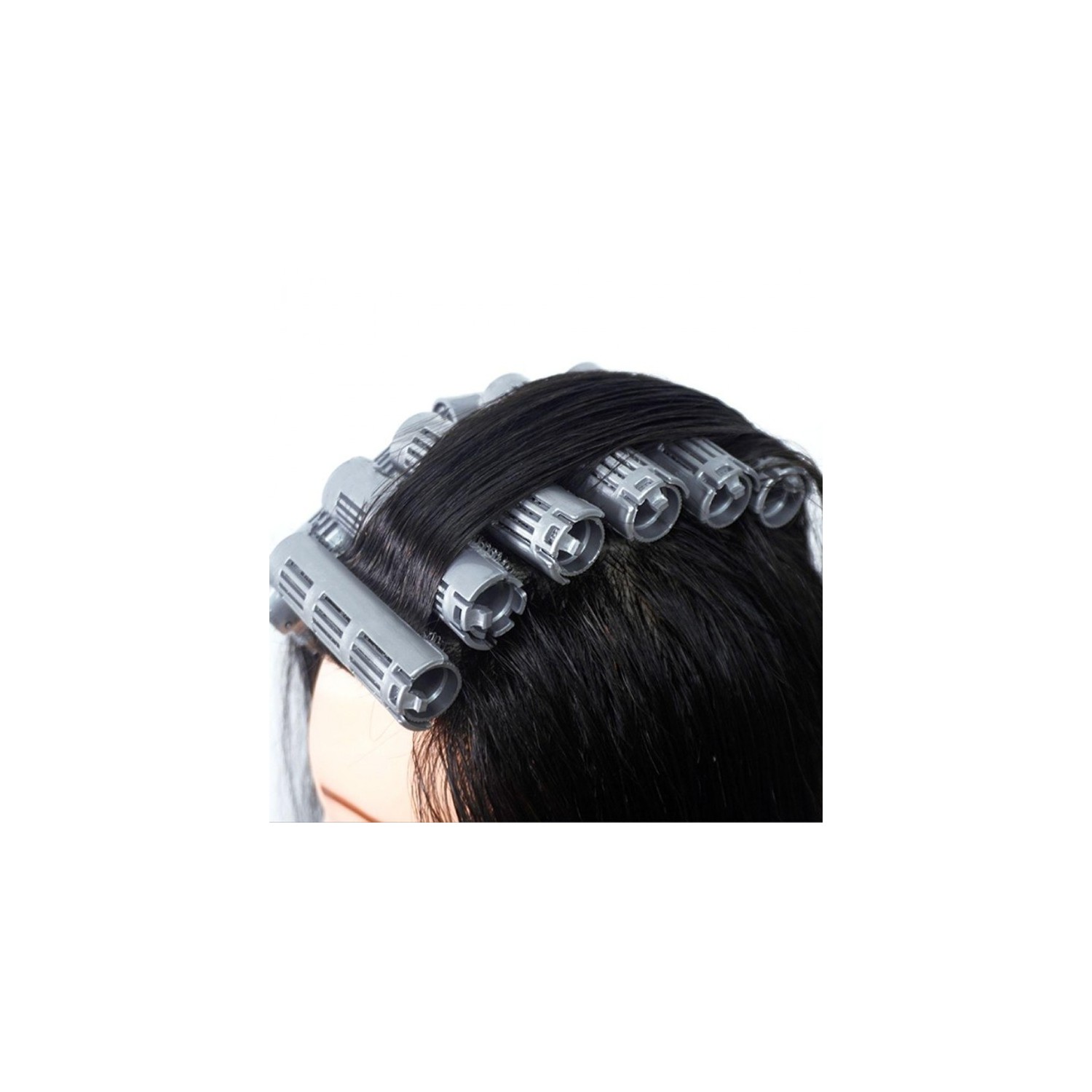 Self-Perm Hair Root Perm Rods Set with One-Touch Clips 01 Perm Rod Set ...