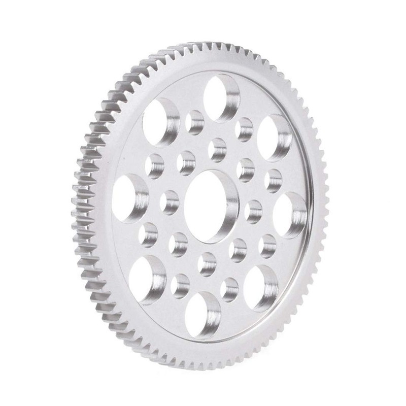JFtech 7075 Aluminium Metal 48P Spur Gear 85T for 3Racing