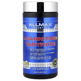 Allmax Carnitine L-Carnitine Tartrate L-Carnitine TARTRATE Capsules 120 Tablets / 올맥스 카르니틴 L카르니틴 타르타르산염 L-Carnitine TARTRATE 캡슐 120정