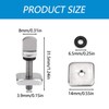 Pack of 4 Longboard Sliding Fin Screw Stainless Steel Fin