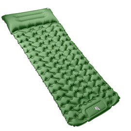 YOUXIU Self-Inflating Sleeping Mat, Ultralight Camping Mat, Inflatable Sleeping Mat, Camping Mattress, Air Mattress, Camping Mat with Foot Pump for Travel, Hiking, Waterproof Sleeping Mat, Tent