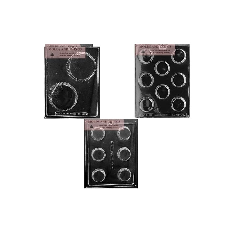 LARGE PEANUT BUTTER CUP Chocolate Candy Mold With Molding Instruction