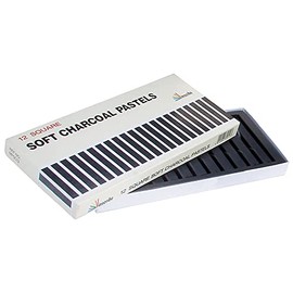 Inscribe Charcoal Soft Pastels - 12 Colours