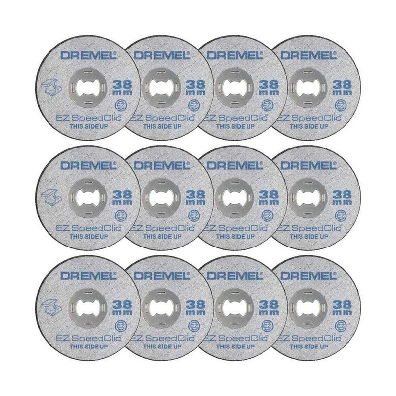 Dremel EZ SpeedClic SC456B Metal Cutting Wheel 12-pack, 12 Cutting