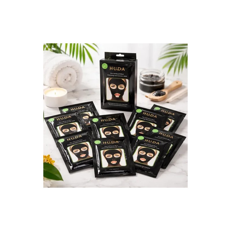 Mascarilla Facial Negra 10 Pz Mayoreo
