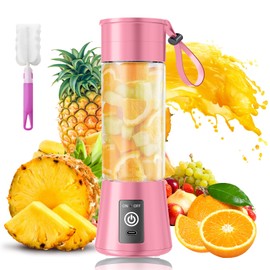 Portable Personal Size Mini Blender - 2025 Upgraded Cordless Blender for Smoothies & Shakes, Type-C Rechargeable, 380Ml Traveling BAP Free Juicer Cup for Sports/Travel/Home, 20000Rpm/Min Speed