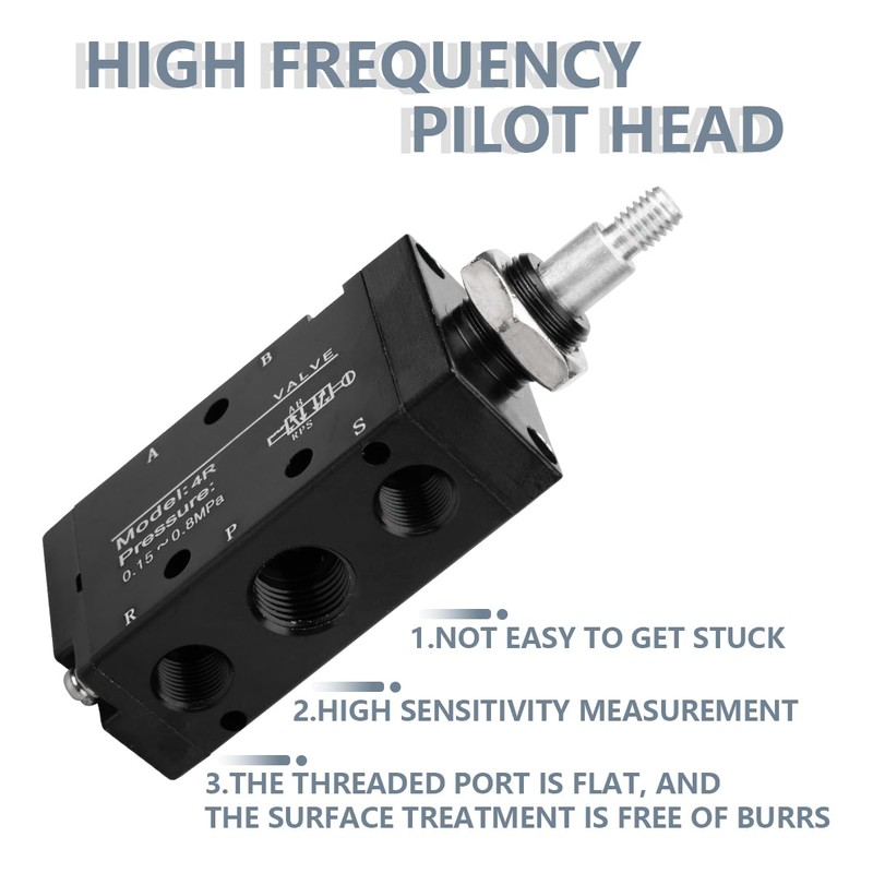 Innfeeltech 1 Pcs Air Hand Lever Operated Valve 5 Way