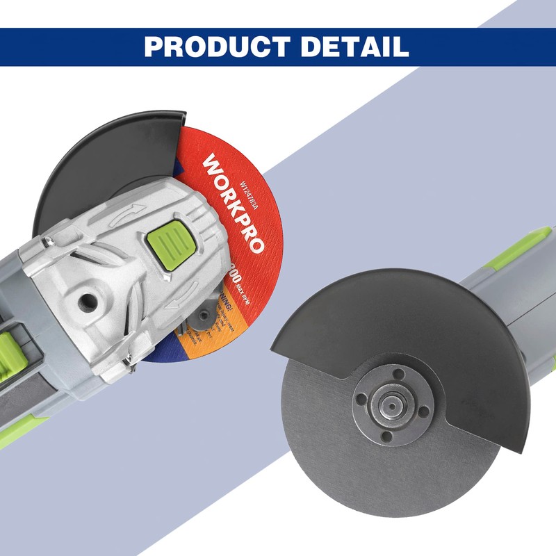 WORKPRO 10-Pack Cut-Off Wheels, 4-1/2 x 7/8-inch Metal&Stainless Steel Cutting