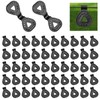 MOROBOR Shade Cloth Plastic Clips, 50 PCS Triangle Shade Netting
