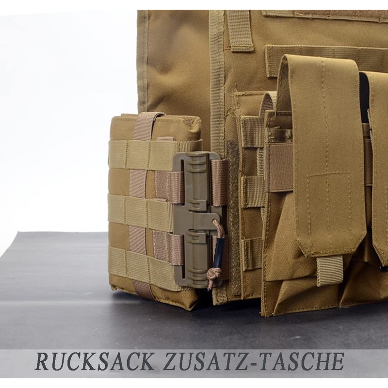 Pack of 2 Plate Carrier Cummerbund, Backpack, Additional Pockets, Plate