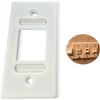 Single Switch Plate Cover – Ivory – 3D Printed Replacement