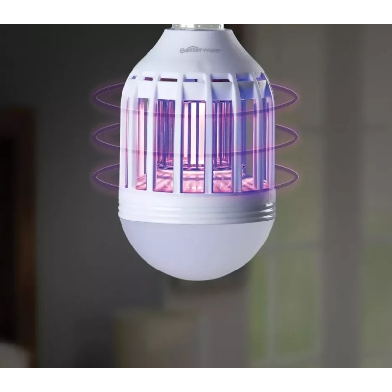 Betterware Luz Shock Foco Con Exterminador De Mosquito Repelente