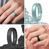Saco Band - Anillo de silicona para mujer, 6 mm