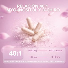 Myo Inositol Chiro Platinum 4000mg Fórmula Mejorada Folato Zinc Cromo Vitamina Días Suministro 225g Alta Biodisponibilidad Suplemento Alimenticio 120