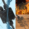 IP68 Waterproof Junction Box 3-Way Line M25 Outdoor Cable Connectors