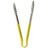 Genware NEV-CCT31Y Tong, Colour Coded Stainless Steel, 31 cm, Yellow