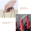 6Pcs Stainless Steel BBQ Spring Handles 4.4-Inch Long Heavy Duty