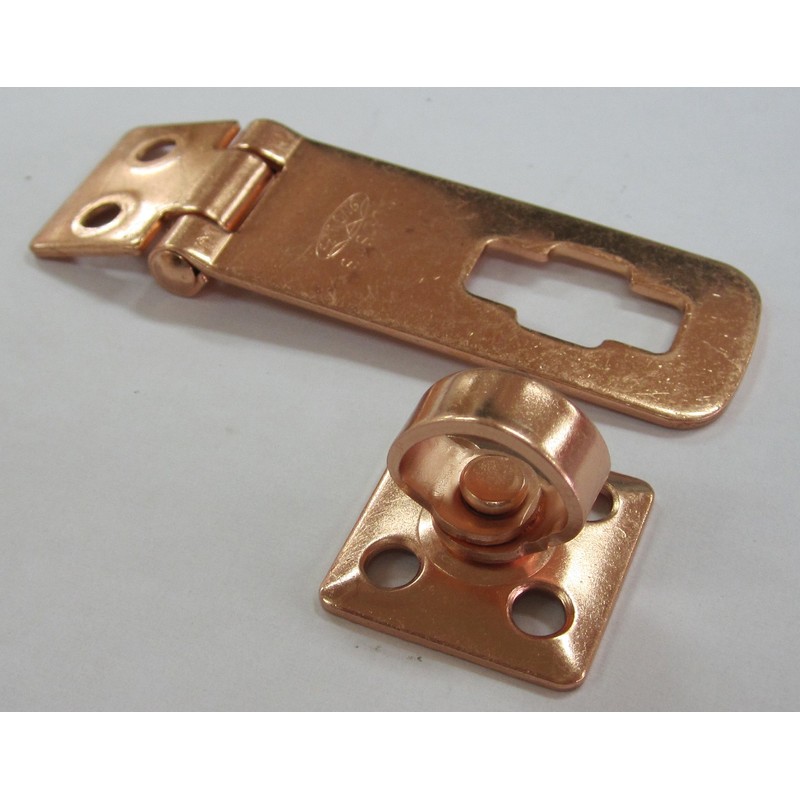 Strong Metal NF-FC-SU-C-55 Antique Stainless Steel Latch, Copper Plated, Polished