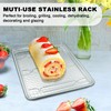 17 Inch Aluminum Baking Sheet and Stainless Steel Cooling Rack