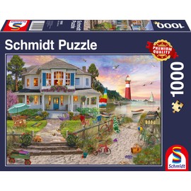 Schmidt Spiele 58990 The Beach House, 1,000 Pieces, Puzzle, Multi-Coloured