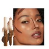 QIDSTERS 2in1 Cream Contour Highlighter Stick, Neutral Bronzer Makeup Sticks,