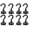 Set of 8 Magnetic Hooks, Super Strong, Magnetic Included, Vertical