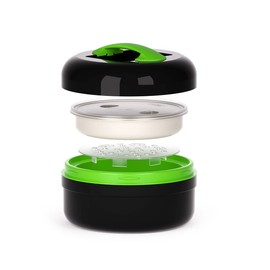 Valira Proterm Brotdose, Schwarz-Grün, 1.5L