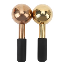 2PCS Ice Globes for Facials Unbreakable Steel Cooling Roller Cryo Sticks for Face Eyes Skin Care for Dark Circles Puffiness Wrinkles