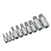 10PCS Triple Square Spline Bit Socket Set Low Wear Accurate