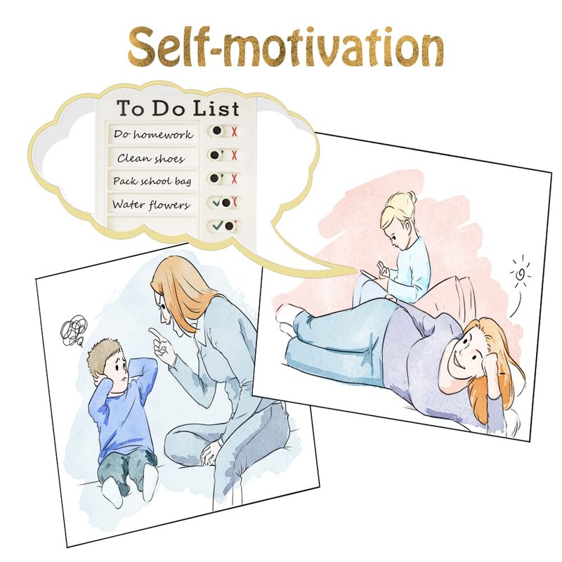 PIQOLA Chore Chart for Kids Multiple Kids ADHD Tools Checklist