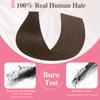 Benehair #2 Dark Brown Invisible Tape in Hair Extensions Human