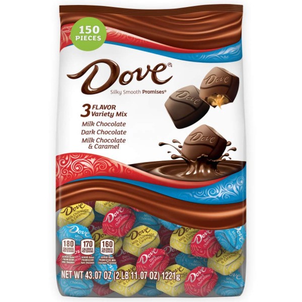 Dove Promises Variety Mix Chocolate Candy 43.07-Ounce 150-Piece Bag