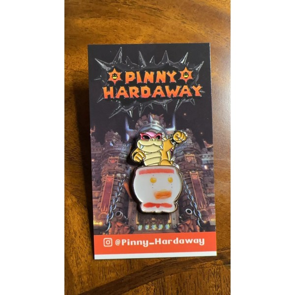 Roy Koopa/Clown Car holographic pin