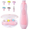 AXIDUN-Lima de uñas bebe, Cortaúñas para bebe eléctrico, Pulidor de
