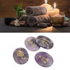 4Pcs Reiki Symbols Stones Smoother Surfaces Engraved Reiki Stones for
