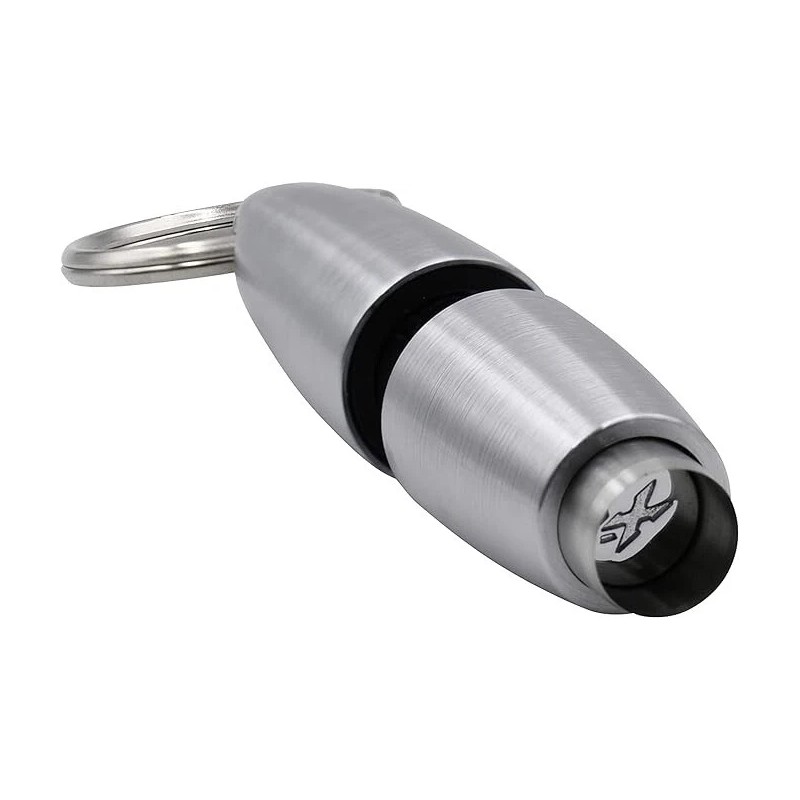 Xikar Pull Out Punch, Razor Sharp 9mm Cigar Punch, Silver
