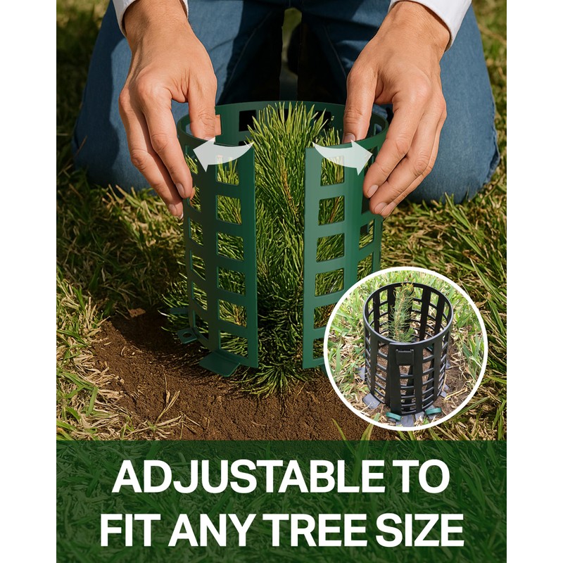 Plant Knight Sapling Protector 6-Pack – Tree Trunk Protector Guards