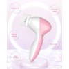 Electric Facial Cleansing Brush for Women, 3-in-1 Face Cleanser and