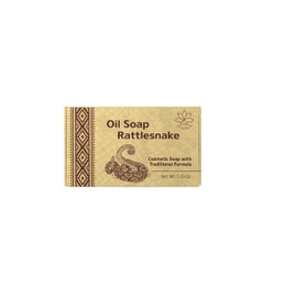 Oil Soap Rattlesnake 5.29 Oz (150g), Cosmetic Soap, Jabon de Aceite de Vibora de Cascabel.