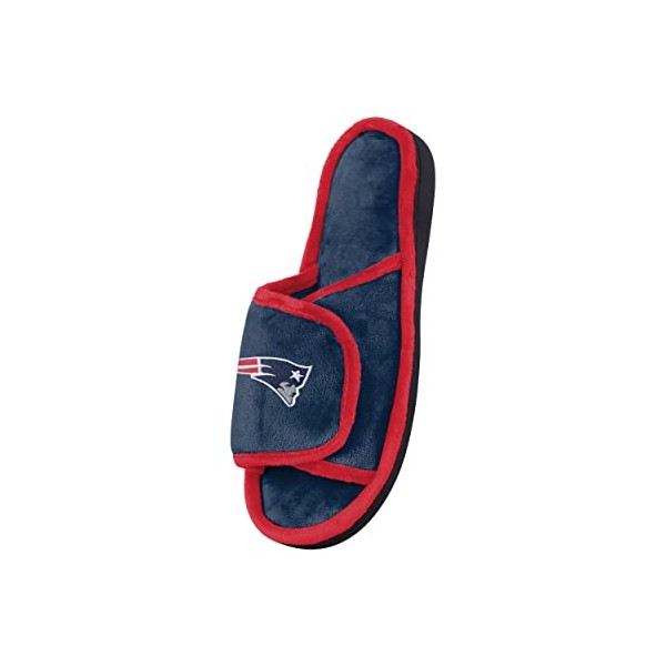 New England Patriots Memory Foam Slipper Slide - Mens Medium